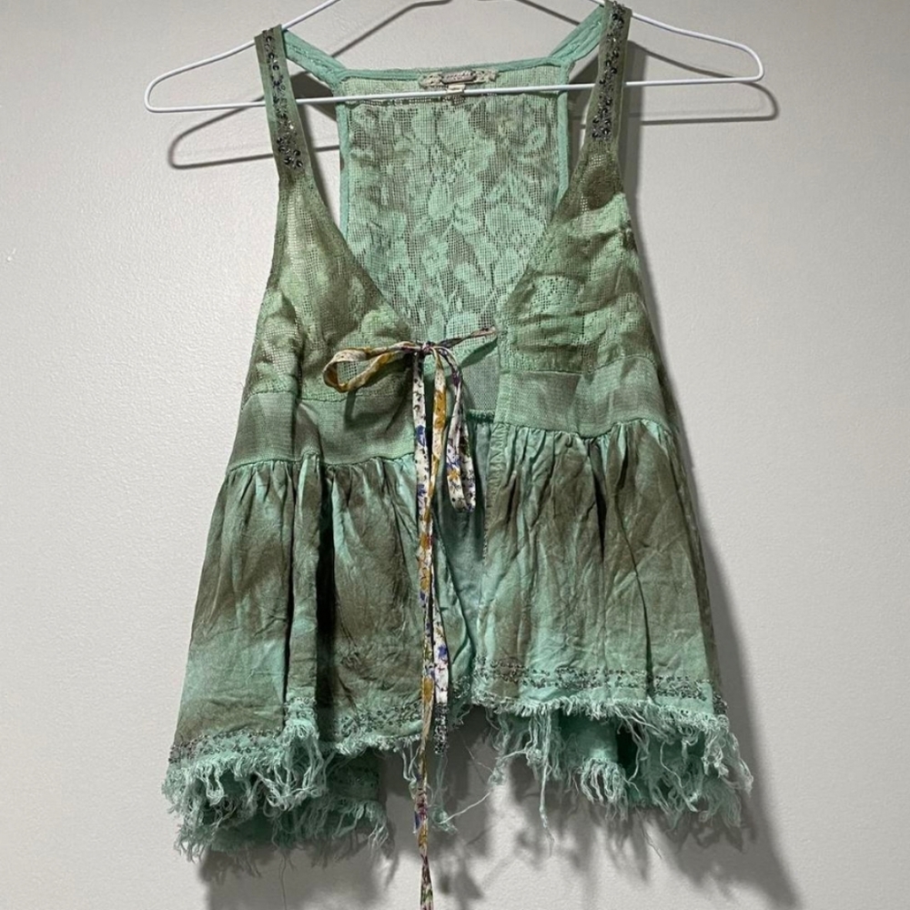 Free People Beaded Fairy 🧚‍♀️ top